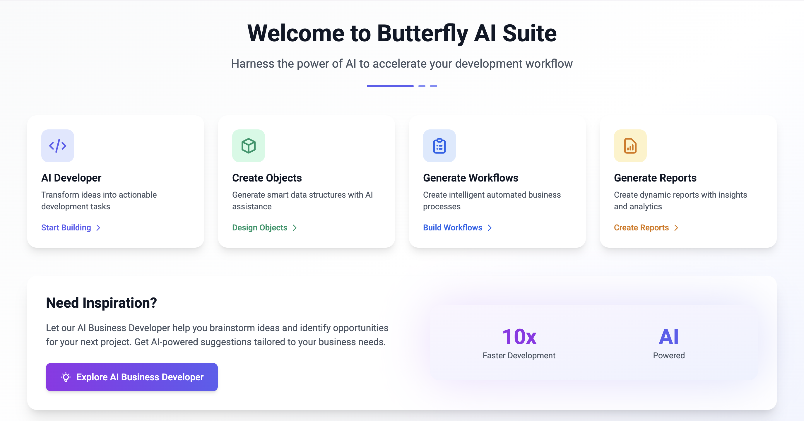 Butterfly Platform - Enterprise Application Development Platform